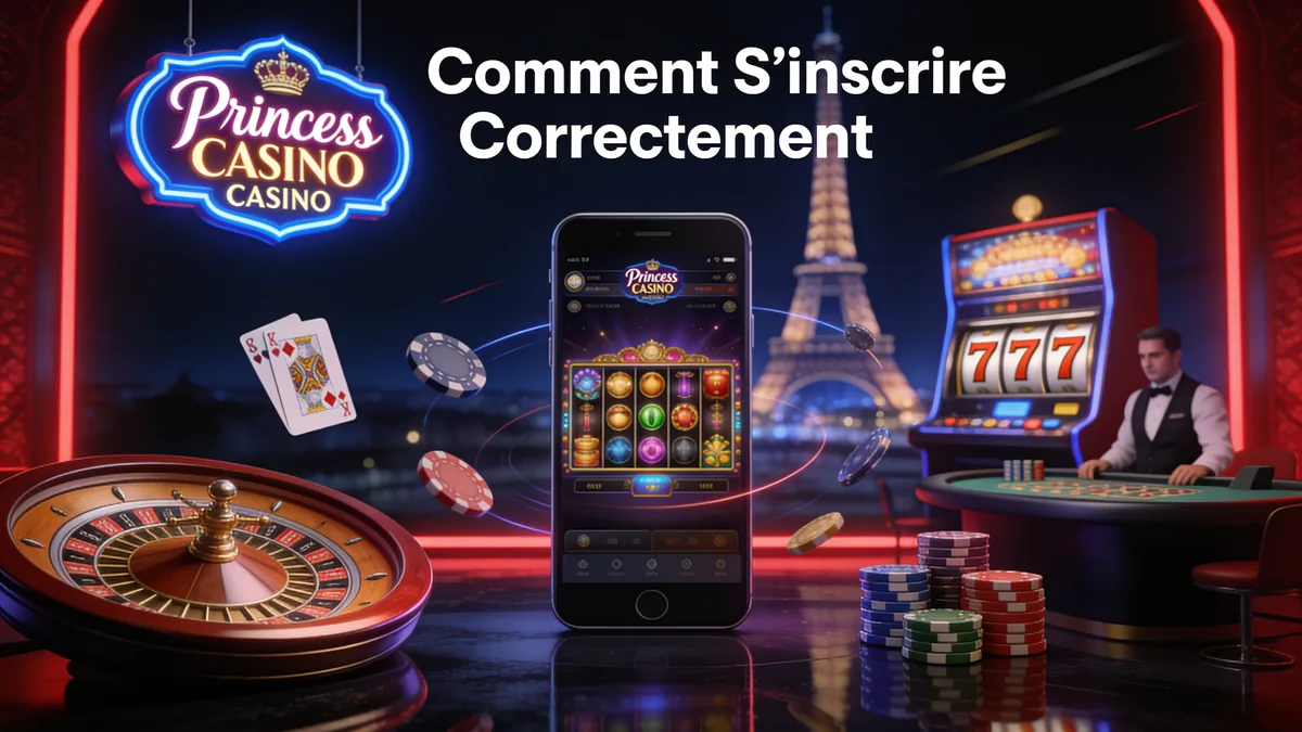 Comment S’inscrire Correctement sur Princess Casino pour les joueurs en France